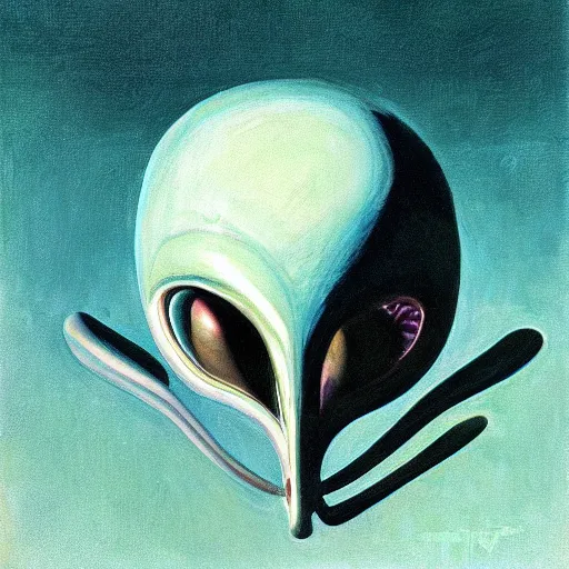 Image similar to alien by wayne thiebaud