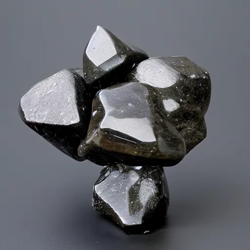 hematite crystal cluster, Stable Diffusion