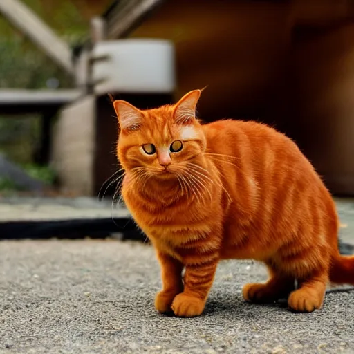 Prompt: award winning photo of a ginger cat