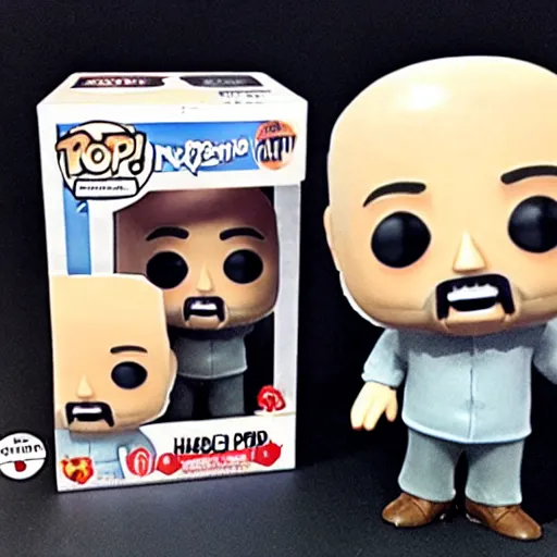 Prompt: hide the pain harold as a funko pop