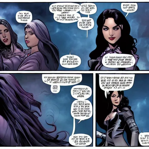 Image similar to yennefer in marvel comics