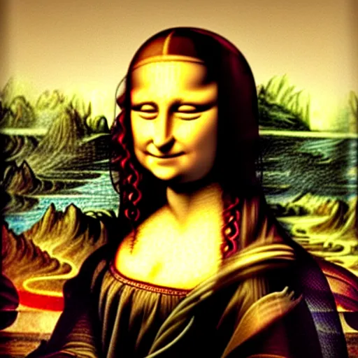 Image similar to the mona lisa, by leonardo da vinci