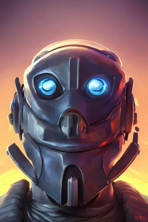 Image similar to epic mask helmet robot ninja portrait stylized as fornite style game design fanart by concept artist gervasio canda, behance hd by jesper ejsing, by rhads, makoto shinkai and lois van baarle, ilya kuvshinov, rossdraws global illumination radiating a glowing aura global illumination ray tracing hdr render in unreal engine 5