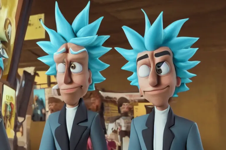 Prompt: rick sanchez, real life, high quality movie still, photorealistic, ultra detail