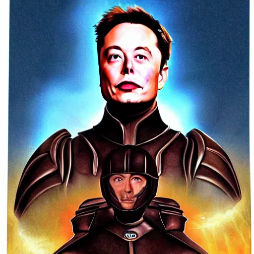 Image similar to Elon Musk as Emperor Shaddam IV, in Dune