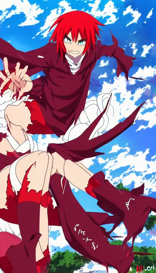 Prompt: the devil drawn like the anime Gabriel DropOut