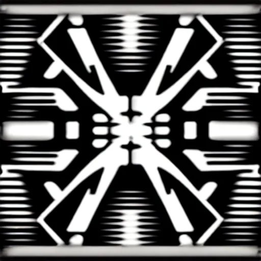 Prompt: black and white sci fi luxury themed svg vector art panel for cnc plasma, laser, stencil, unique art deco circuit board design