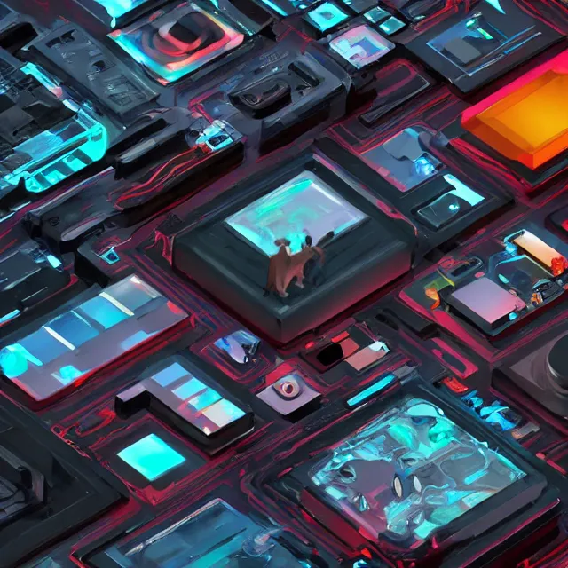 Image similar to silicon obsession, trending on artstation hq, deviantart, pinterest, 4 k uhd image