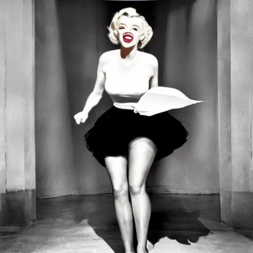 Image similar to obama as marilyn monroe