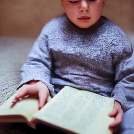 Prompt: a potato reading a book