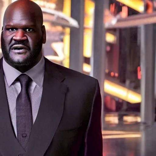 Prompt: shaquille o'neal as john wick