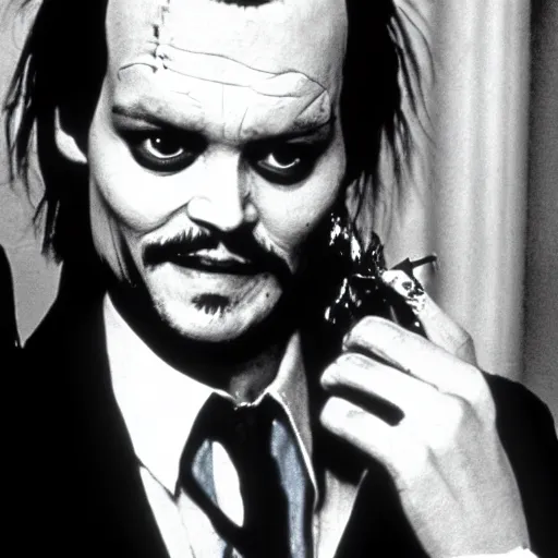 Image similar to Johny Depp plays Jack Torrance in Shining