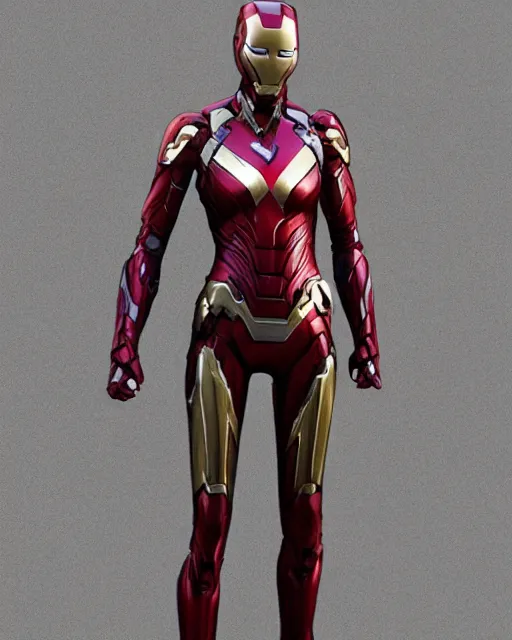 Image similar to gal gadot ironman suit very realistic medium shot from the avengers