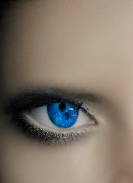 Image similar to portrait of a stunningly beautiful eye, [ * ]