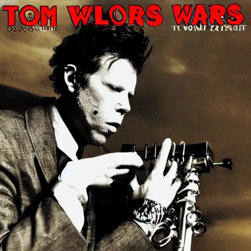 Prompt: Cover of an album by Tom Waits