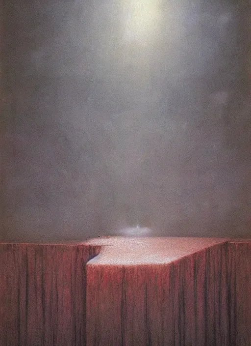 Image similar to despair painted by zdzislaw beksinski