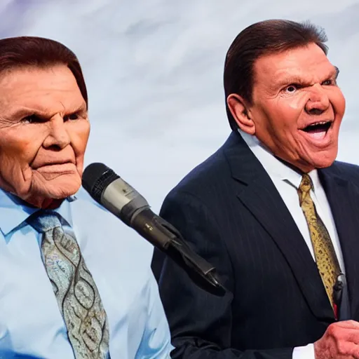 Image similar to god smiting thunder at kenneth copeland