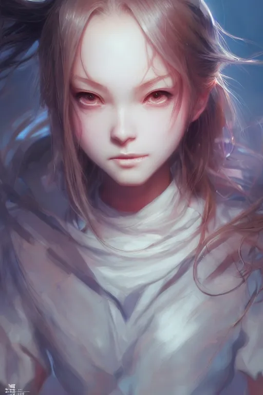 Image similar to frustrated and tired girl, full face, anime, fantastic details, pixiv, hyperdetailed unreal engine, stanley artgerm lau, wlop, rossdraws, james jean marc, simonetti ruan jia and mandy jurgens and artgerm and sakimichan, illustration, digital art, concept art, manga cover