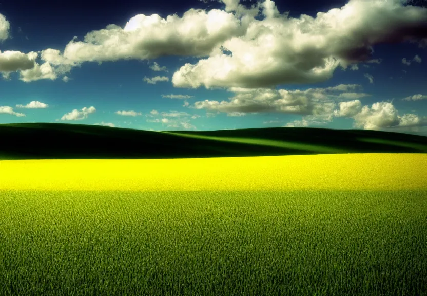 Image similar to Bliss famous wallpaper from Windows XP