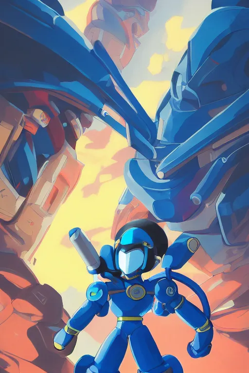 Image similar to robot ninja mask helmet megaman x zero rockman 2 0 2 2 switch game boss legacy collection fanart artsation, art gta 5 comics, behance hd by jesper ejsing, by rhads, makoto shinkai and lois van baarle, ilya kuvshinov, rossdraws global illumination ray tracing