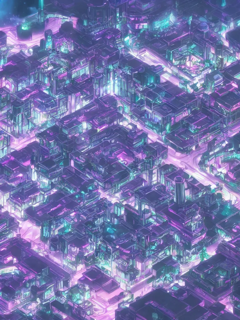 Prompt: a beautiful drawing of a future funk space city, highly realistic, unreal engine