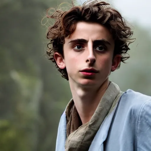 Prompt: jean baptiste grenouille played by chalamet