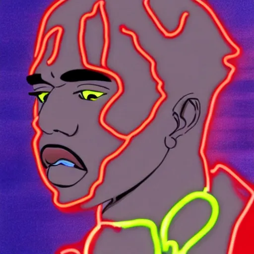 Prompt: kanye west in neon genesis evangelion