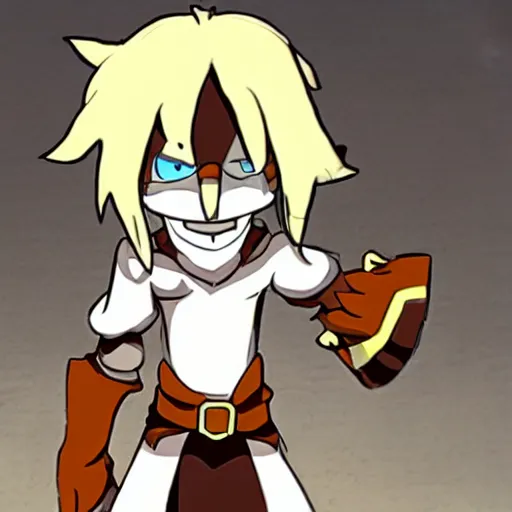 Image similar to a character from the wakfu cartoons