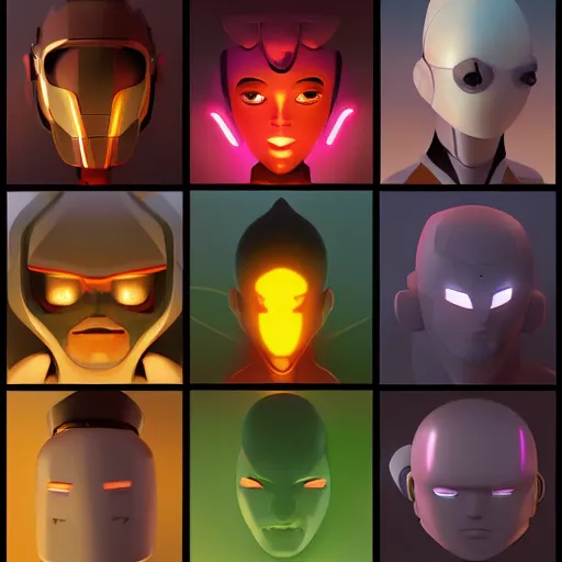 Image similar to face icon stylized minimalist metabots, loftis, cory behance hd by jesper ejsing, by rhads, makoto shinkai and lois van baarle, ilya kuvshinov, rossdraws global illumination