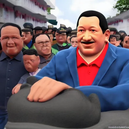 Prompt: hugo chavez toy. realistic. photo. photorealistic. detailed. high quality. high resolution. lossless quality. lossless. 8 k. hdr. 4 k. 8 k resolution. 1 6 k resolution