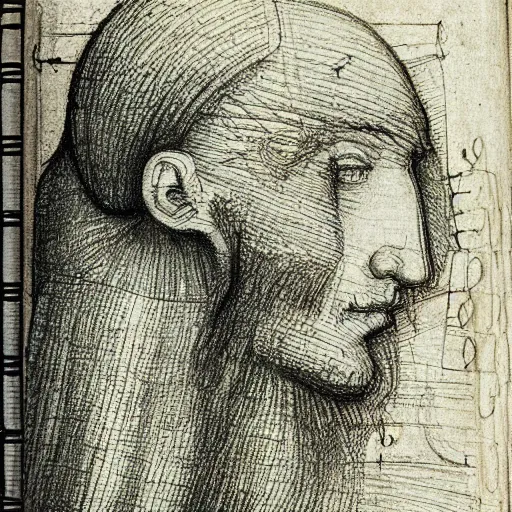 Prompt: journal drawings of undiscovered Leonardo da Vinci inventions,with descriptions