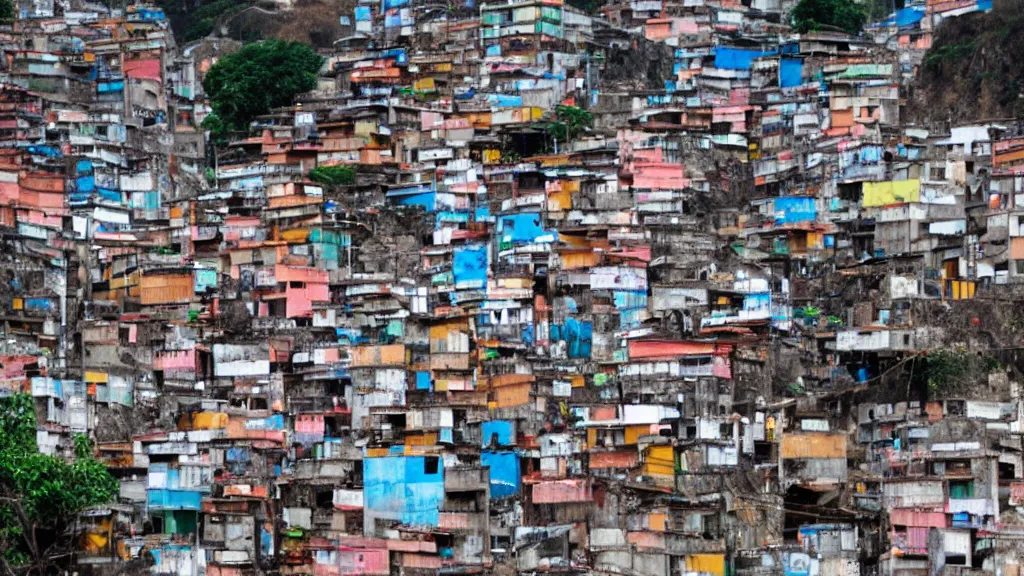 Prompt: the favelas of Rio DeJaniero