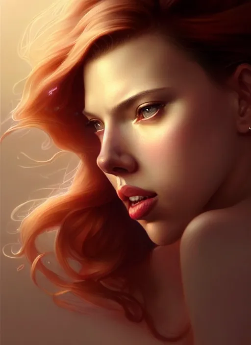 Image similar to ultra realistic illustration, hot scarlett johansson. intricate, elegant, highly detailed, digital painting, artstation, concept art, smooth, sharp focus, illustration, art by artgerm and greg rutkowski and alphonse mucha and wlop