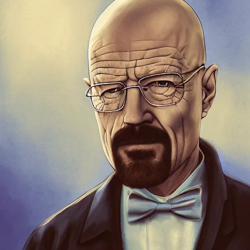 Prompt: Walter White, by Daniel Ljunggren