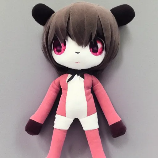 Image similar to cute fumo plush of the kind of girl who doesn't care if someone gets offended by her honest opinions