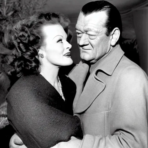 Image similar to what did maureen o ’ hara whisper to john wayne,