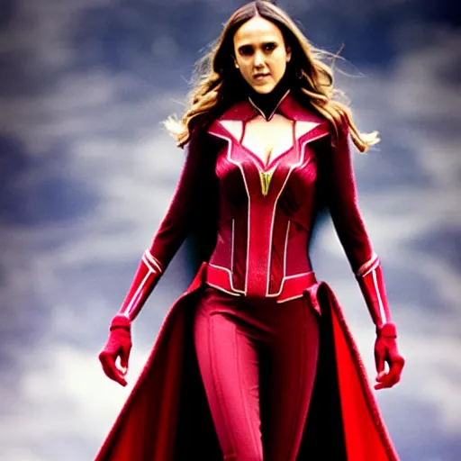 Image similar to Jessica Alba as scarlet witch