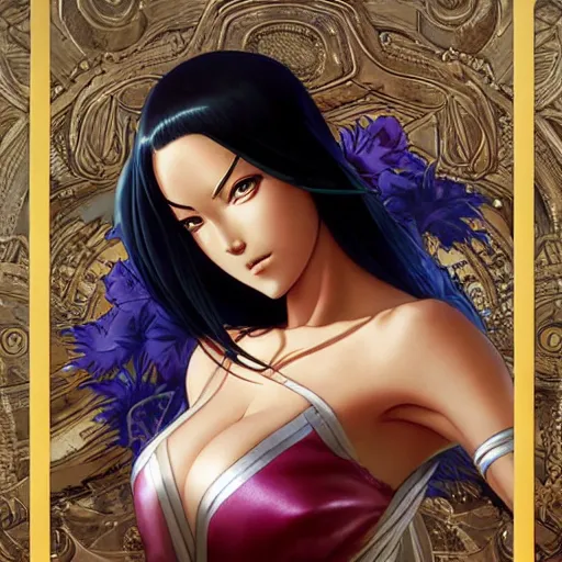 highly detailed vfx portrait of nico robin by eiichiro