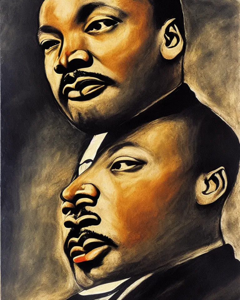 Image similar to martin luther king, jr. by el greco.