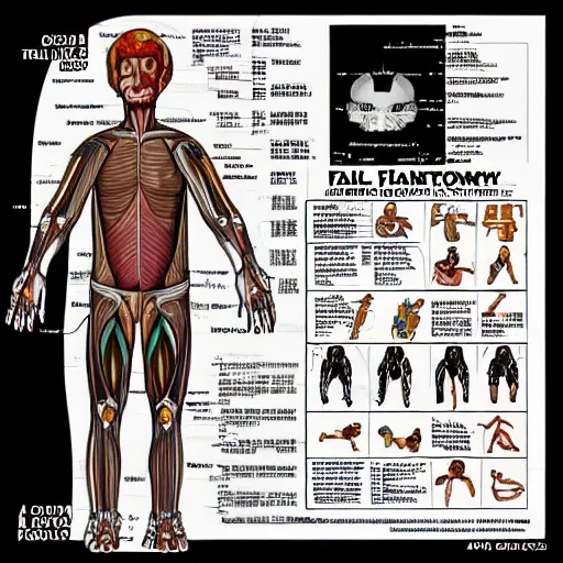 Image similar to “anatomy chart of a fall guys character”