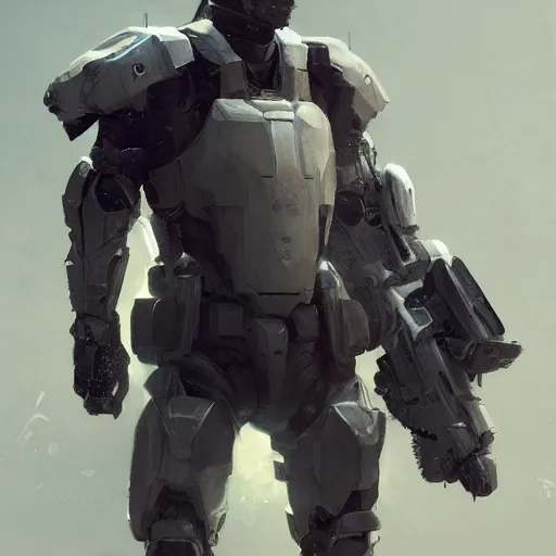 Prompt: an portrait man white american in the assault powered armor, style game square enix life, trending on artstation, painted by greg rutkowski, render naughty dog, octane render, detailed