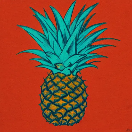 Image similar to ethereal pineapple