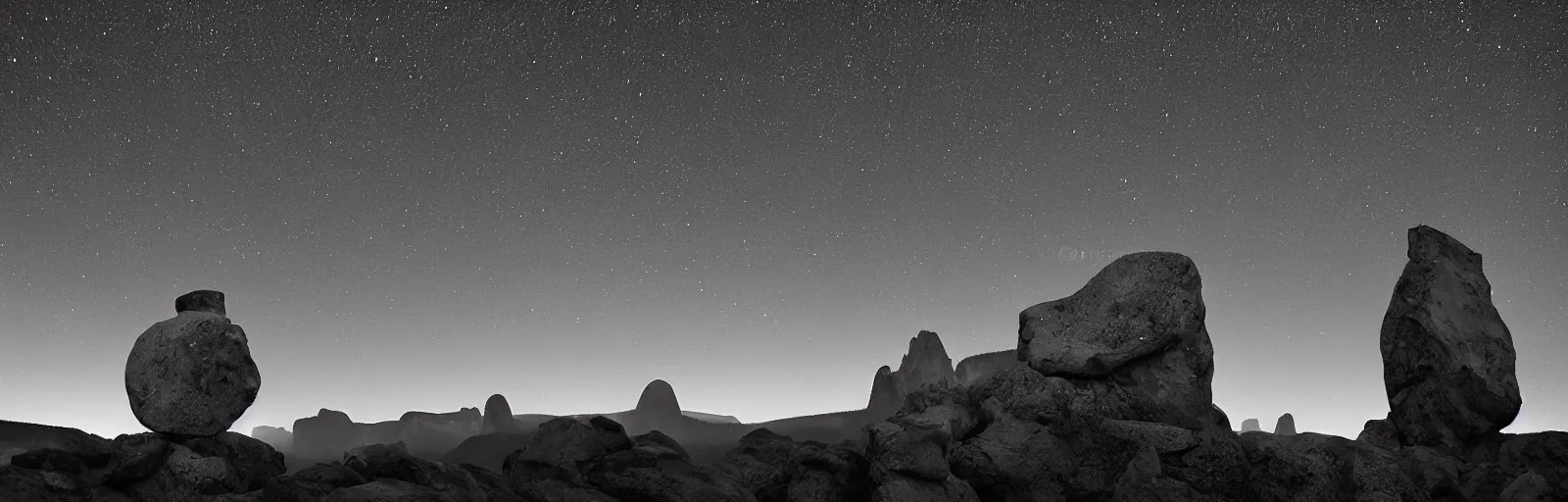 Image similar to to fathom hell or soar angelic, just take a pinch of psychedelic, medium format photograph of two colossal minimalistic necktie sculpture installations by antony gormley and anthony caro in yosemite national park, made from iron, marble, and limestone, granite peaks visible in the background, taken in the night