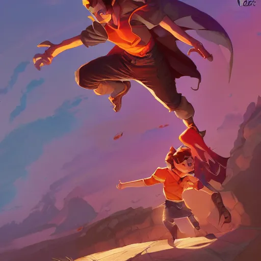 Image similar to hero world 3 do interactive multiplayer, behance hd by jesper ejsing, by rhads, makoto shinkai and lois van baarle, ilya kuvshinov, rossdraws global illumination