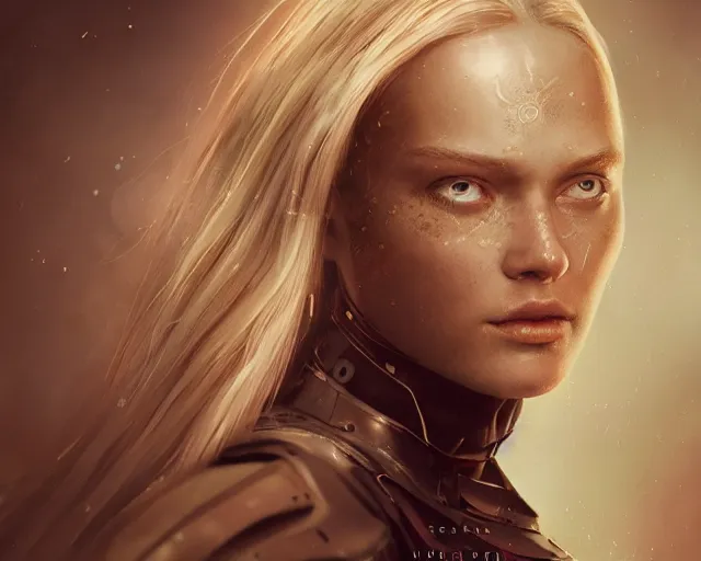 Prompt: epic cinematic shot of beautiful scandinavian princess with symmetrical face stunning eyes and long blonde dodging bullets in matrix bullettime, weta disney pixar, hi - fructose, decadent highly - detailed digital painting, golden ratio, octane render, artstation, cinematic composition, smooth, sharp focus, artgerm, mucha, loish, wlop hdr