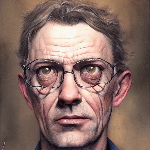 Image similar to portrait of Alvar Bjerkeng van Keppel, very detailed painting by Glenn Fabry, by Joao Ruas