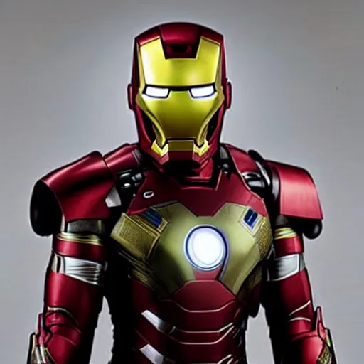 Prompt: Rookantha Goonatillake in the Iron Man suit, helmet open, face visible