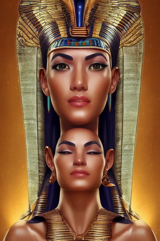 photorealitic portrait of goddess isis with god anubis | Stable Diffusion |  OpenArt
