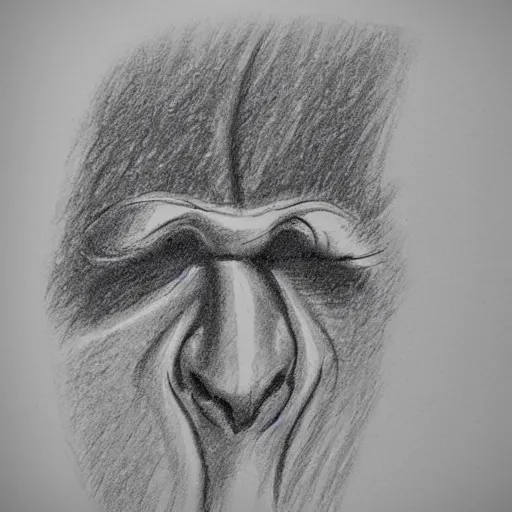 Prompt: nose sketch