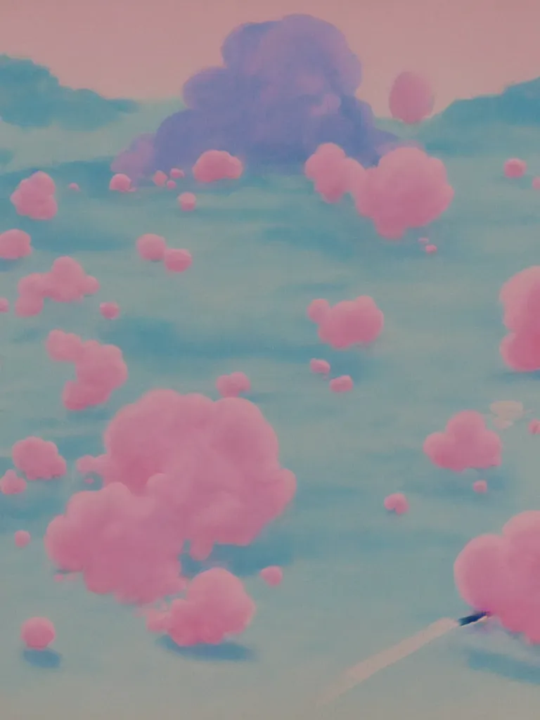 Prompt: cotton candy by disney concept artists, blunt borders, rule of thirds